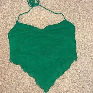 SHEIN Green Crop Top